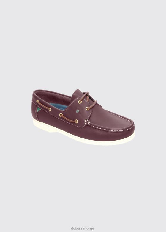 Dubarry kvinner admirals dekksko 8ZDB8103 fottøy burgunder