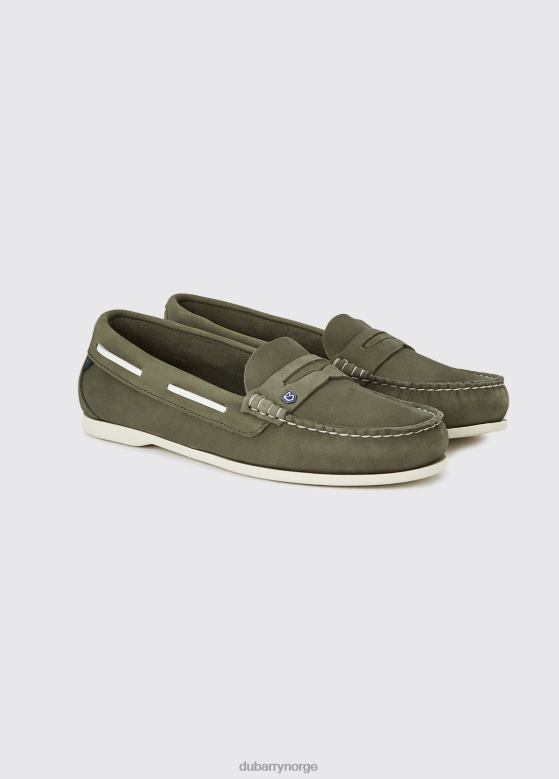 Dubarry kvinner belize dekk sko 8ZDB8126 fottøy pesto