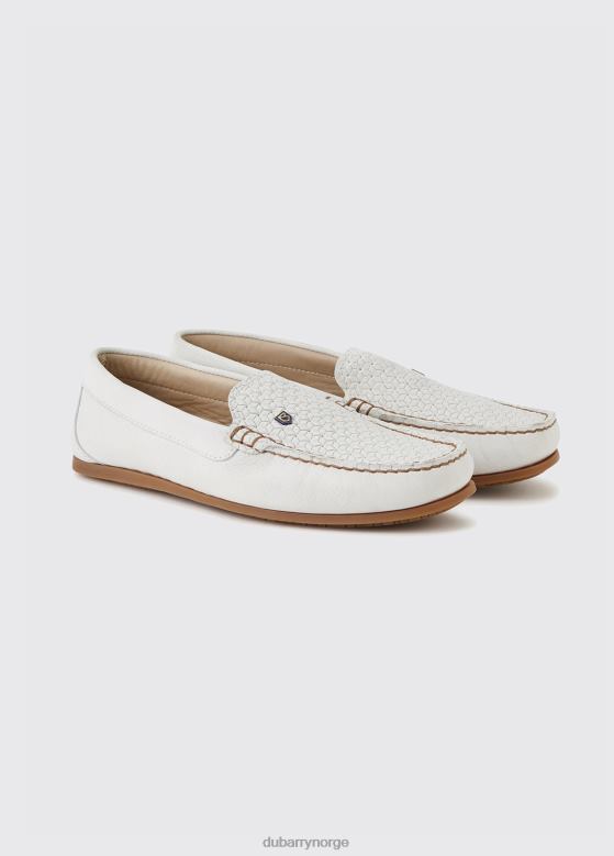 Dubarry kvinner cannes loafer 8ZDB881 fottøy seil hvitt