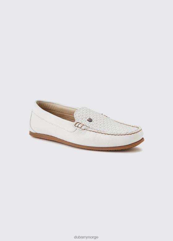 Dubarry kvinner cannes loafer 8ZDB881 fottøy seil hvitt
