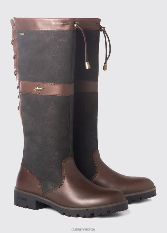 Dubarry kvinner glanmire countrystøvel 8ZDB857 fottøy svart brun