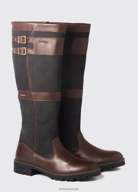 Dubarry kvinner longford landsstøvel 8ZDB864 fottøy svart brun