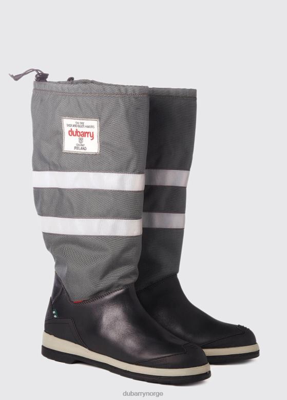 Dubarry kvinner crosshaven seilstøvel 8ZDB858 fottøy grå/rygg