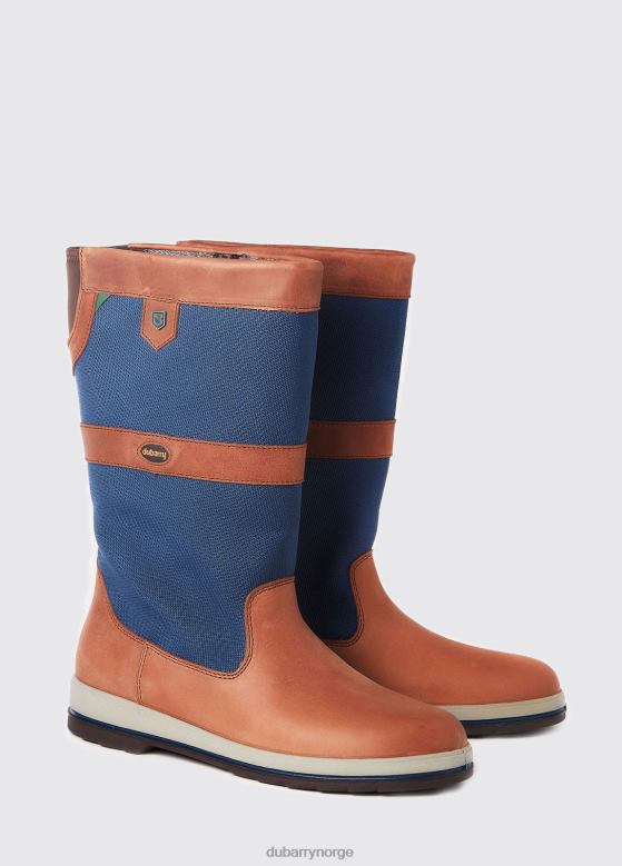 Dubarry kvinner shamrock seilstøvel 8ZDB846 fottøy marine/brun