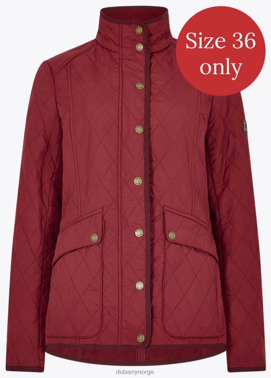 Dubarry kvinner bettystown vattert kåpe 8ZDB8756 klær rubin