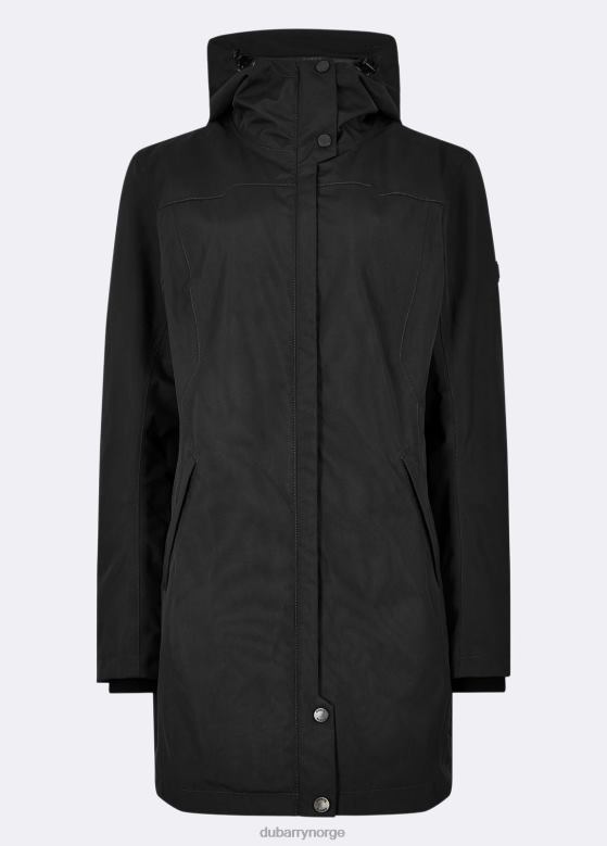 Dubarry kvinner bunratty reisefrakk 8ZDB8625 klær svart