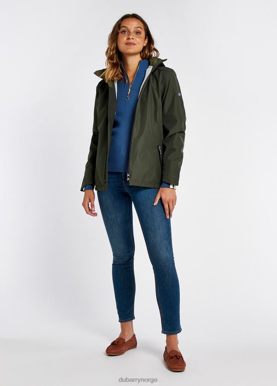 Dubarry kvinner garryvoe vanntett jakke 8ZDB8130 klær pesto