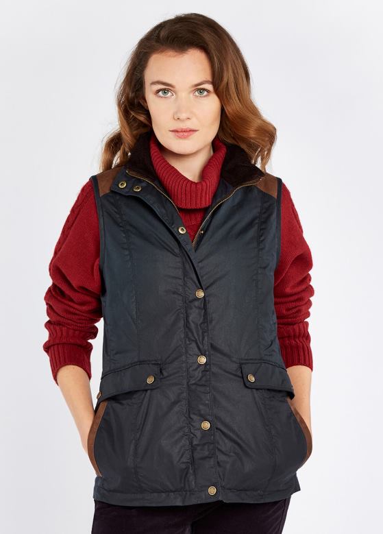 Dubarry kvinner pembroke voks Gilet 8ZDB8516 klær midnatt