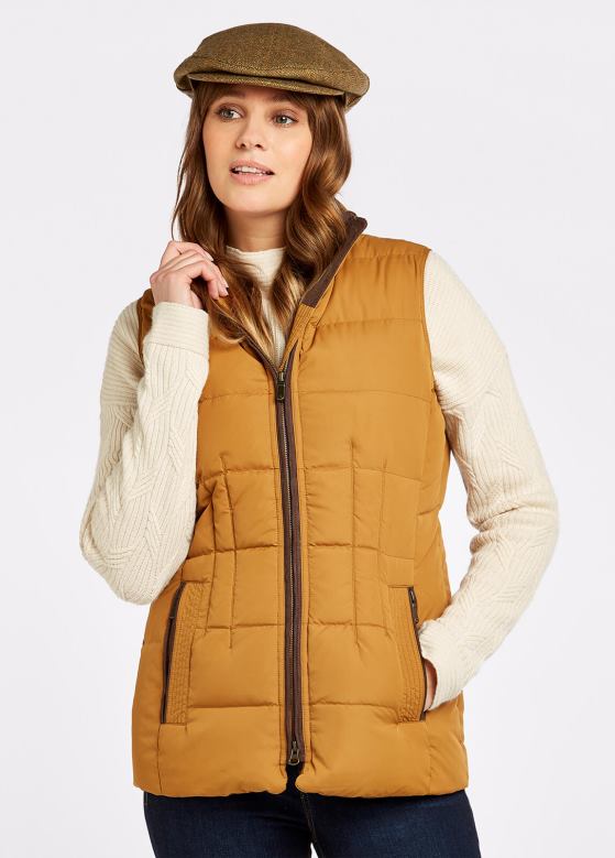 Dubarry kvinner spiddal vattert gilet 8ZDB8488 klær rav