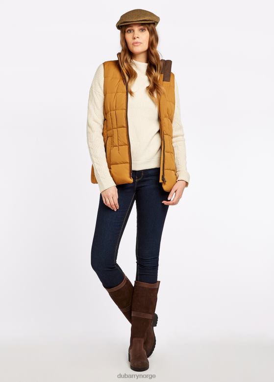 Dubarry kvinner spiddal vattert gilet 8ZDB8488 klær rav