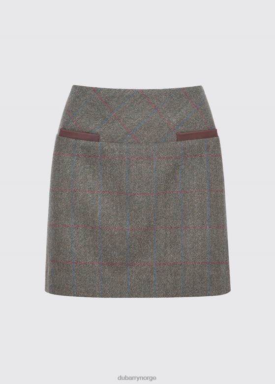 Dubarry kvinner kløver tweed miniskjørt 8ZDB8580 klær mose