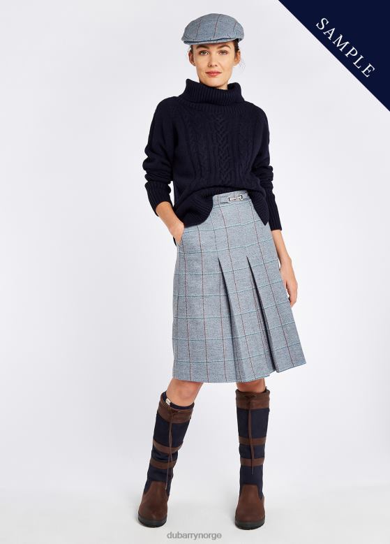 Dubarry kvinner tweedskjørt i gran 8ZDB8636 klær blå lyng