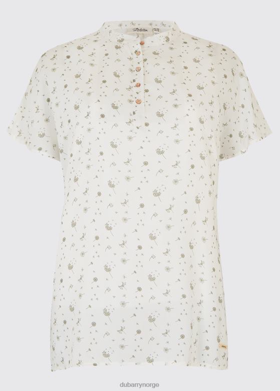 Dubarry kvinner fossetrykt topp 8ZDB8763 klær hvit