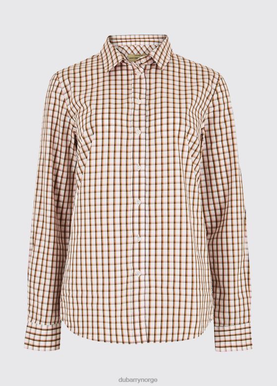 Dubarry kvinner gillyflower rutete skjorte 8ZDB8772 klær oliven multi