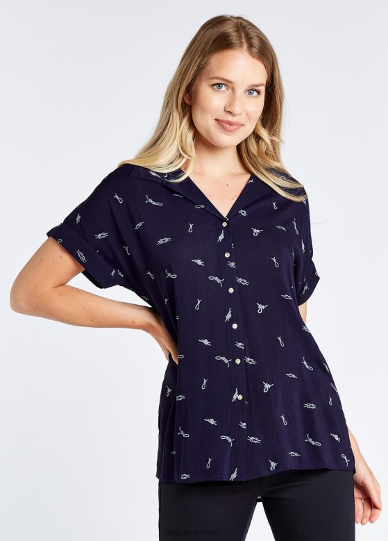 Dubarry kvinner hegreskjorte 8ZDB8767 klær marinen