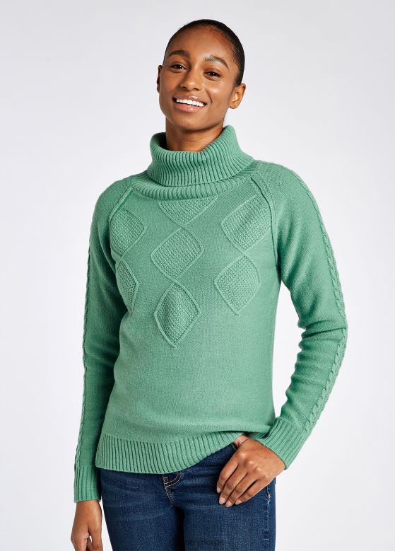 Dubarry kvinner belleek chunky genser med rullehals 8ZDB8704 klær krabbeeple