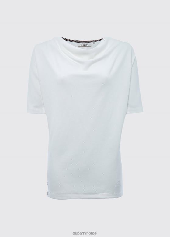 Dubarry kvinner fermoyle cowl hals topp 8ZDB8646 klær hvit