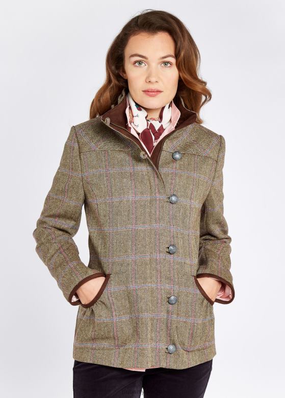 Dubarry kvinner bracken tweed jakke 8ZDB8231 klær trerose