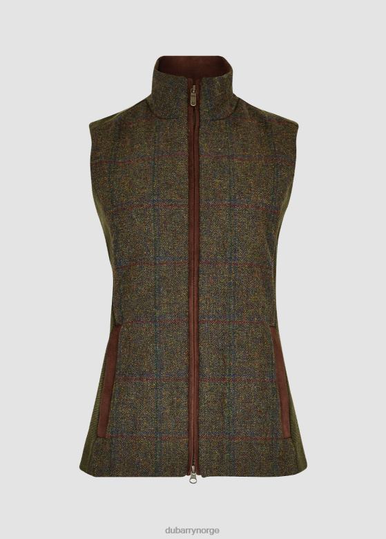 Dubarry kvinner einer tweed gilet 8ZDB8510 klær hemlock