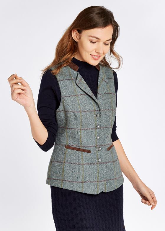 Dubarry kvinner spindelvest i tweed 8ZDB8564 klær sorrel