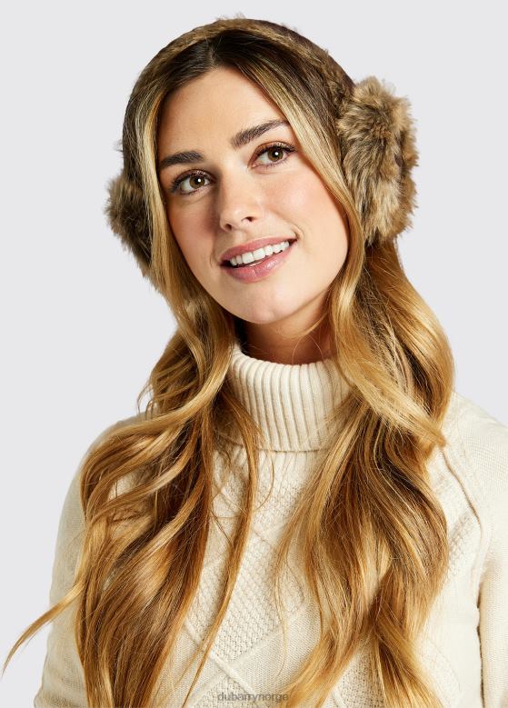 Dubarry kvinner hillcrest øreklokker i fuskepels 8ZDB8430 tilbehør chinchilla