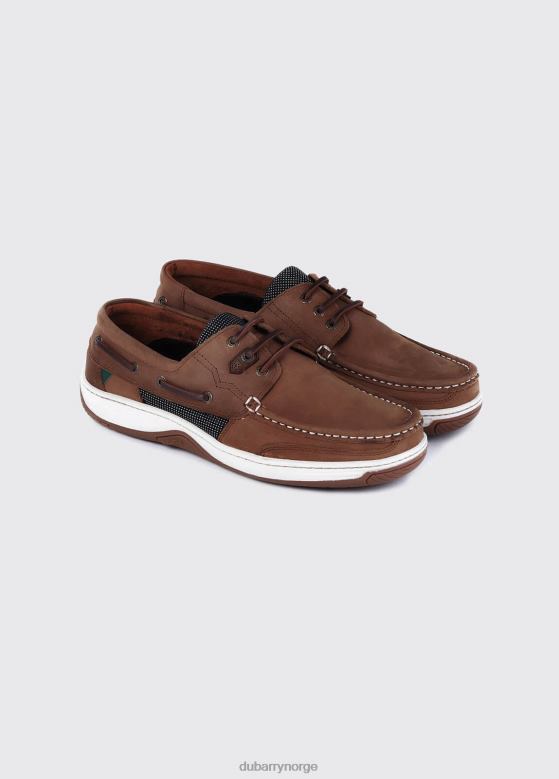 Dubarry menn regatta extrafit dekksko 8ZDB8852 fottøy esel brun