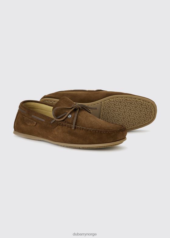 Dubarry menn shearwater loafer 8ZDB8859 fottøy tobakk