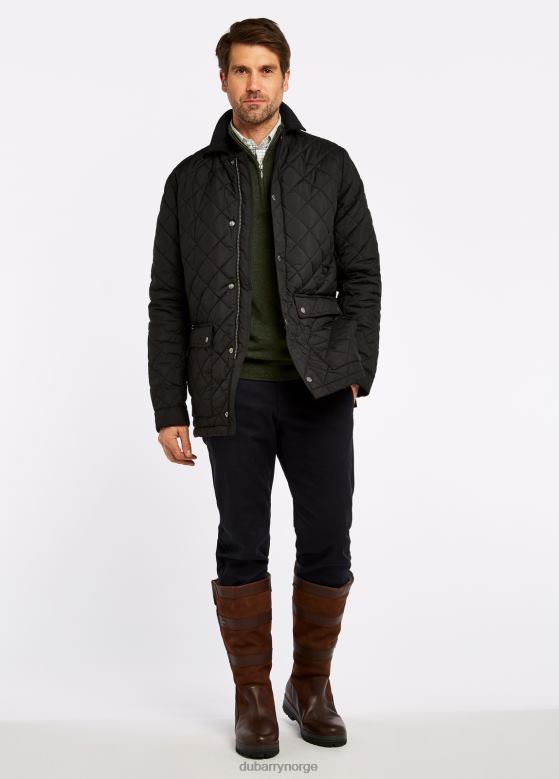Dubarry menn adare vattert jakke 8ZDB81111 klær svart