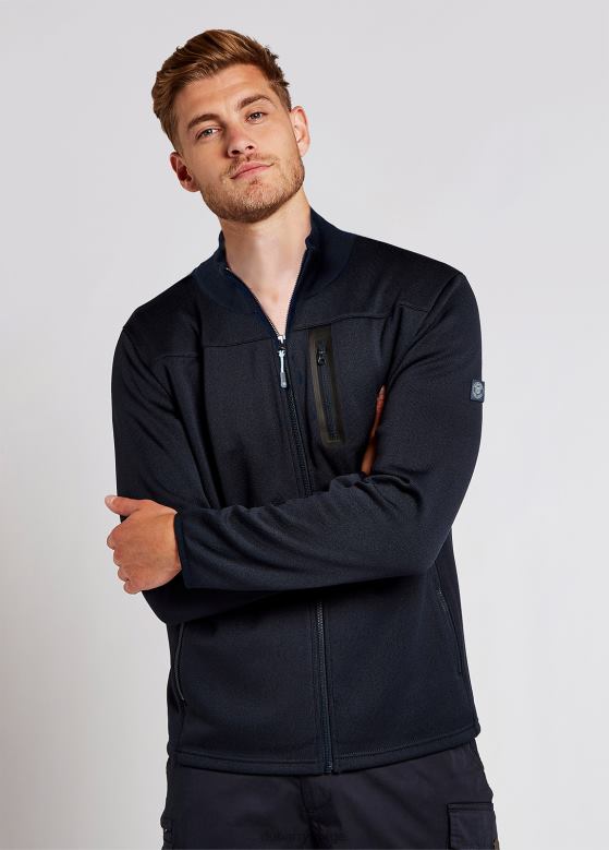 Dubarry menn badgerhill fleecejakke 8ZDB8954 klær marinen