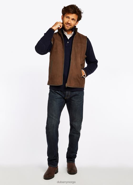 Dubarry menn dunhill skinnvest 8ZDB8963 klær valnøtt