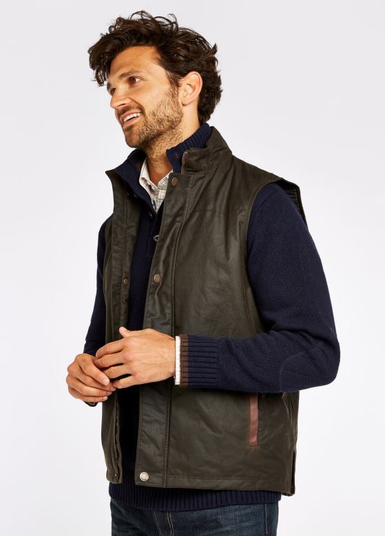 Dubarry menn maifly voks gilet 8ZDB81001 klær oliven