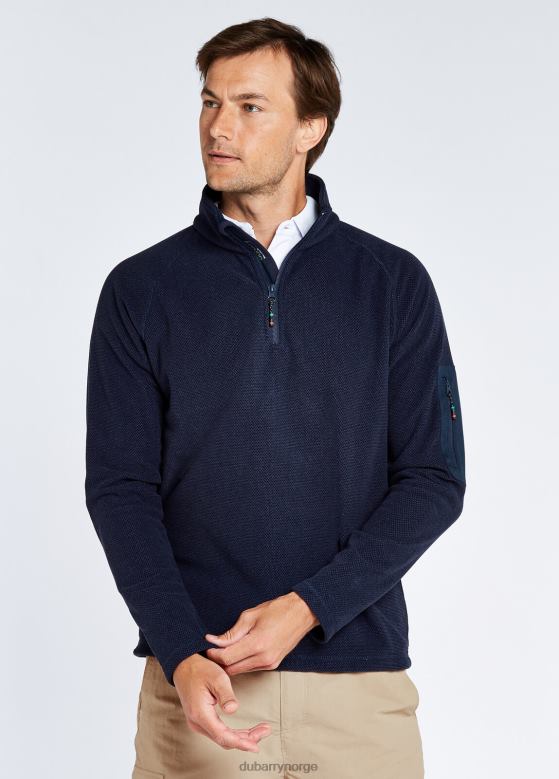 Dubarry menn monaco fleece med kvart glidelås 8ZDB8986 klær marinen