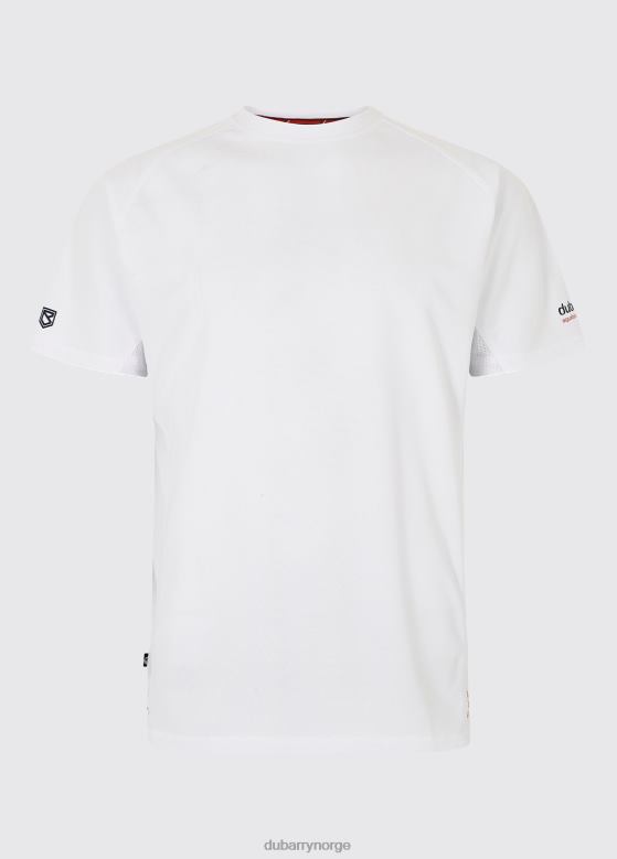 Dubarry menn tangier kortermet t-skjorte 8ZDB8959 klær hvit