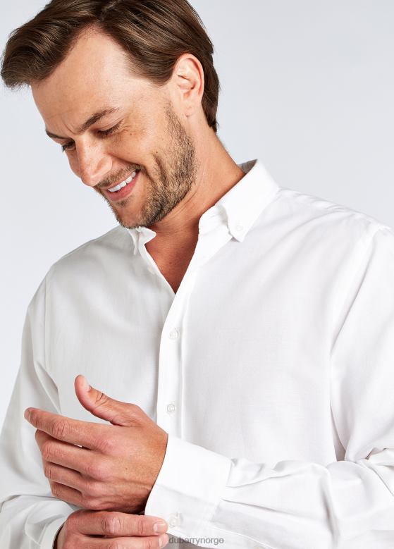 Dubarry menn castlecove oxford skjorte 8ZDB8972 klær hvit