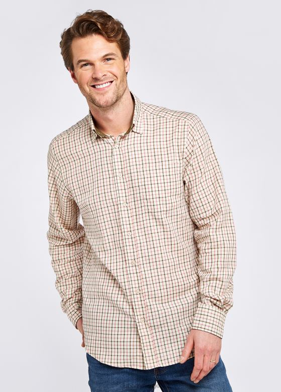 Dubarry menn connell tattersall rutete skjorte 8ZDB81160 klær mørkegrønn